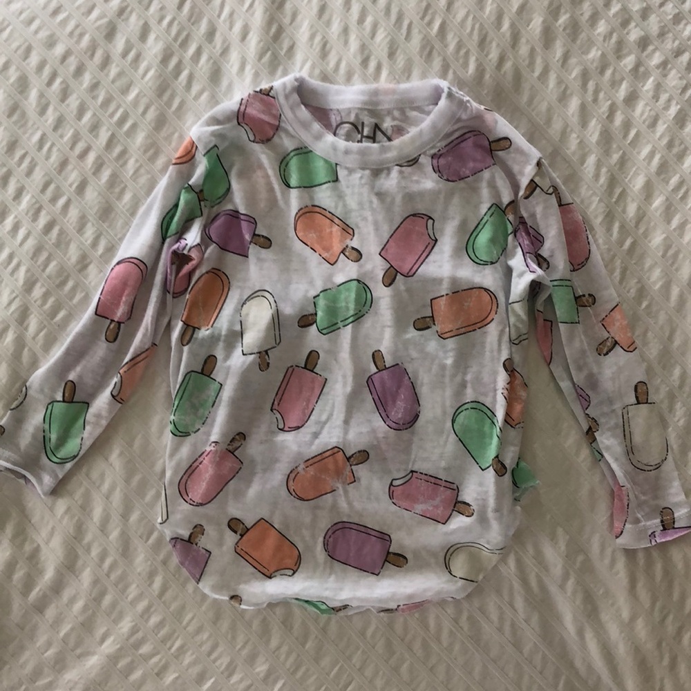 Girls 4T chaser popsicle long sleeve Shirt